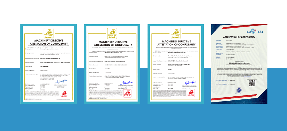 莱特机械CE认证证书